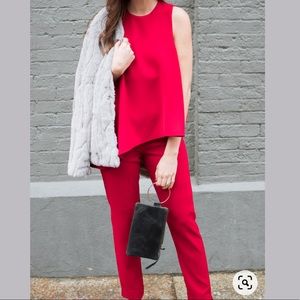 Blaque Label Sleeveless Asymmetrical Jumpsuit Size L NEW